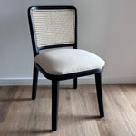 Cargue la imagen en el visor de la galería, Silla comedor mimbre sin brazo