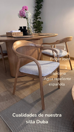 Cargue la imagen en el visor de la galería, Silla Duba en madera maciza
