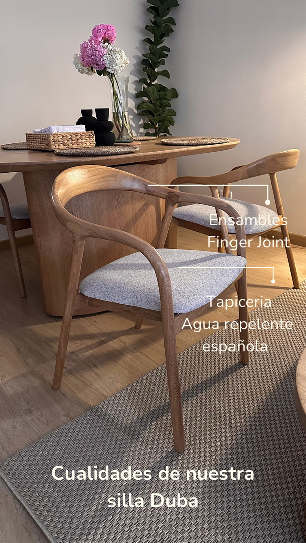 Silla Duba en madera maciza