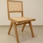 Cargue la imagen en el visor de la galería, Silla en madera y mimbre natural Jaén

