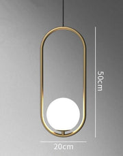 Lámpara Nordic Ovalada