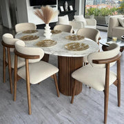 Mesa de Comedor Deva Ovalado