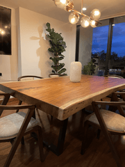 Mesa de comedor corteza